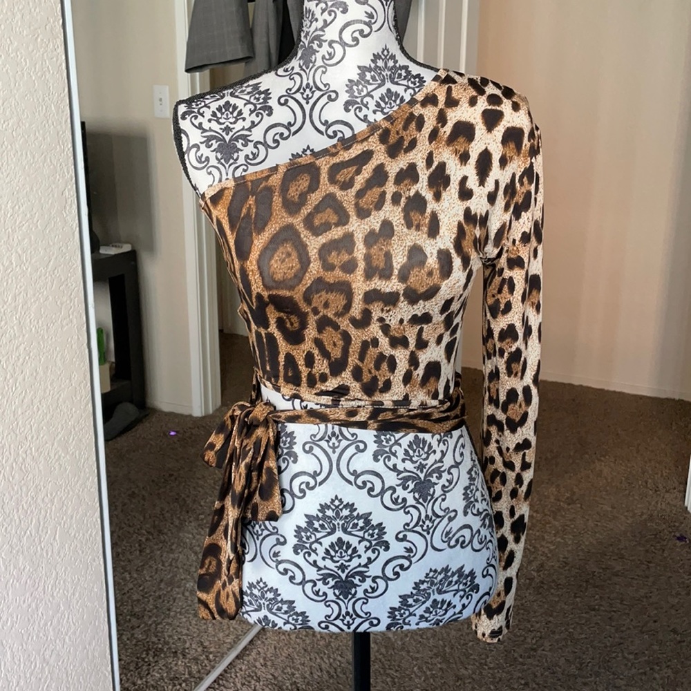 Cheetah print top
